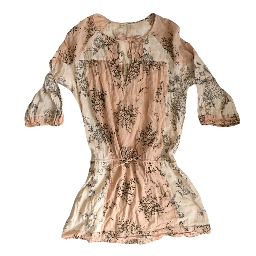 Ulla Johnson Pink Floral Mini Dress 4